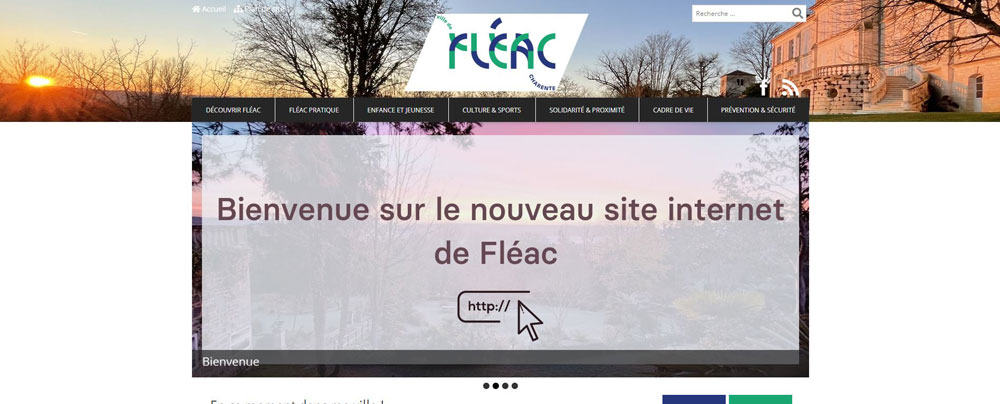 Nouveau site de la commune de Fléac