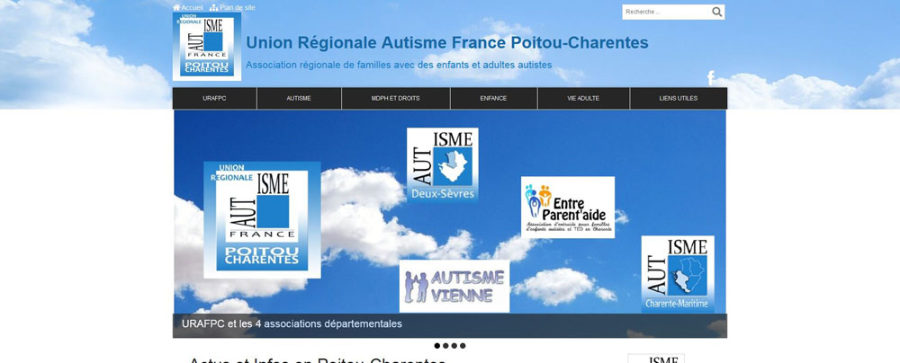 Nouveau site de l'Union Régionale Autisme France Poitou-Charentes
