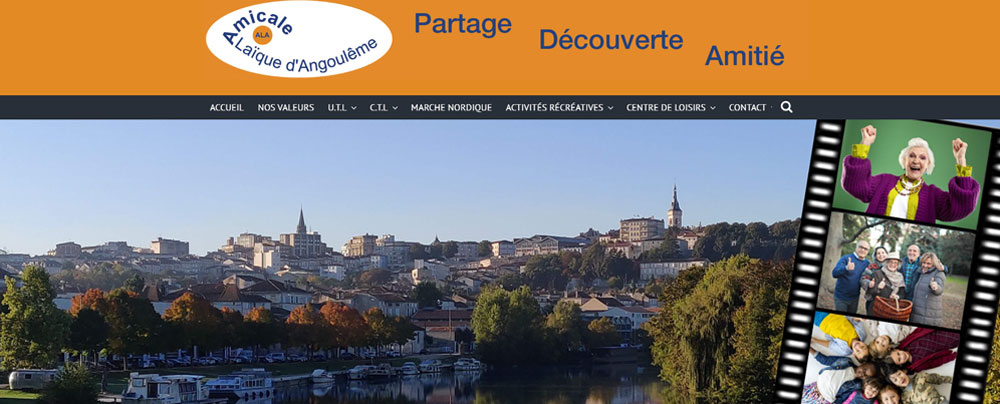 Nouveau site de l'Amicale Laïque d'Angoulême