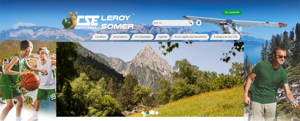 Refonte graphique et  &eacute;volutions du site du  CSEC Leroy Somer